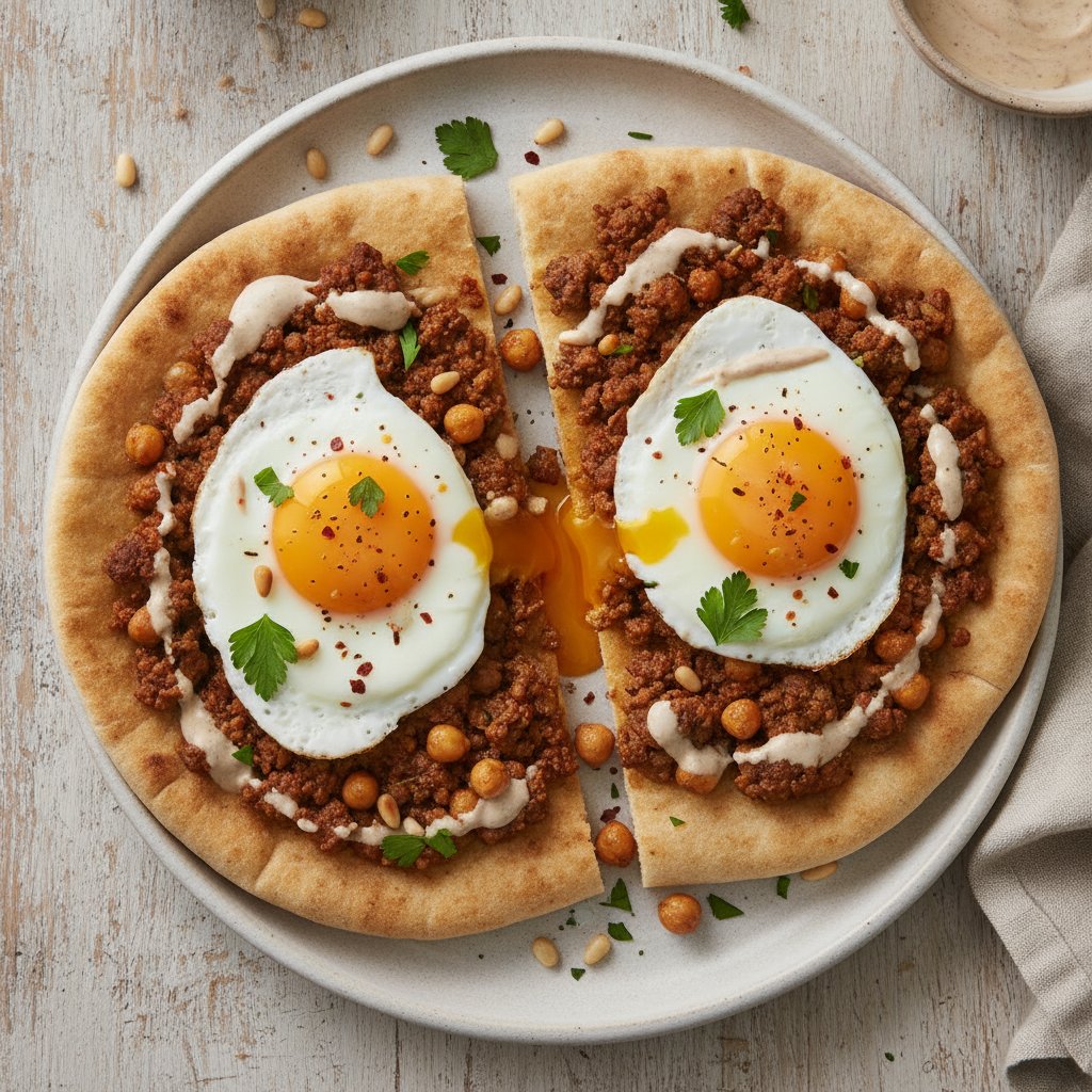 Spiced Lamb Flatbread (High-Protein)