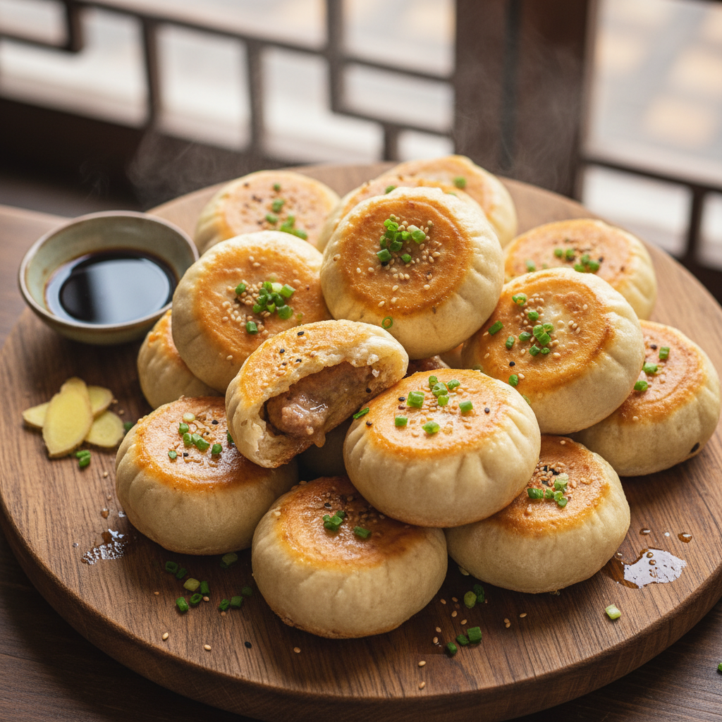 Shanghai Pan-Fried Pork Buns