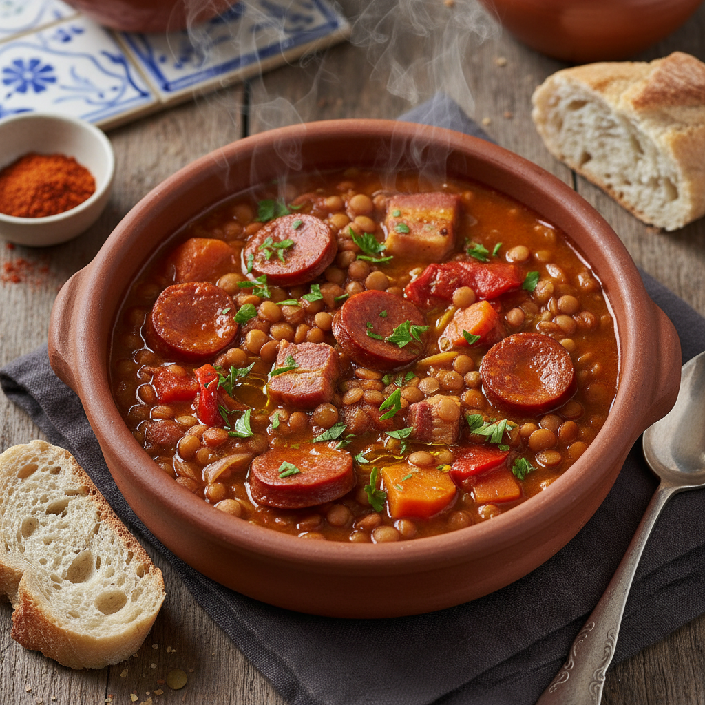 Lentils with Chorizo