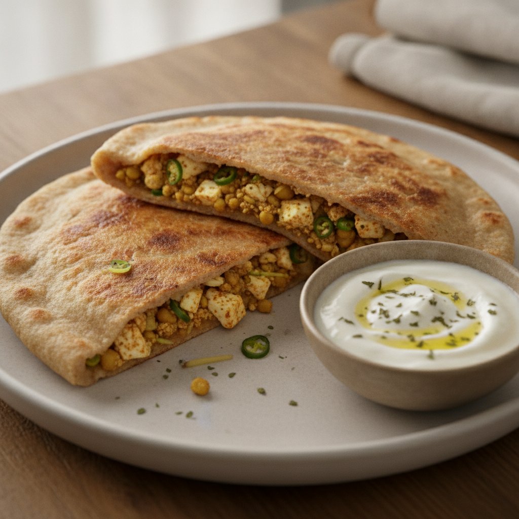 Cauliflower Stuffed Flatbread (GLP-1)