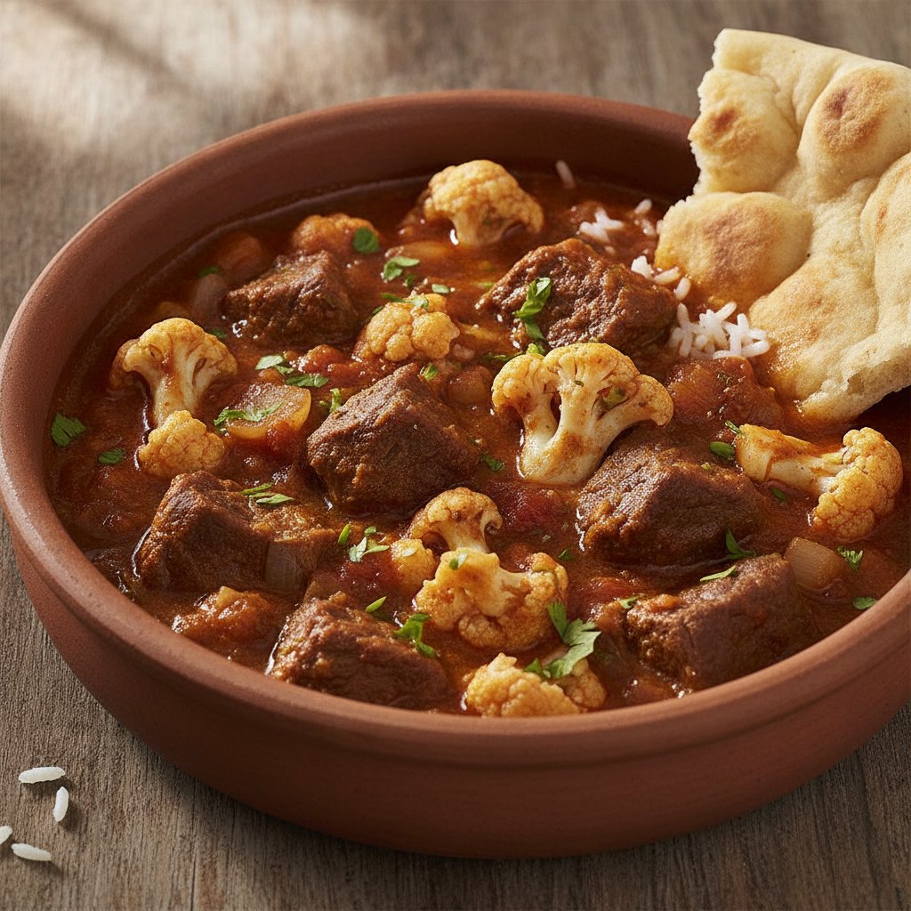 Cauliflower and Meat Stew