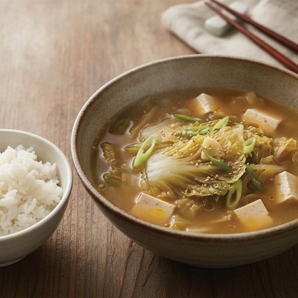 Fresh Napa Cabbage Soup