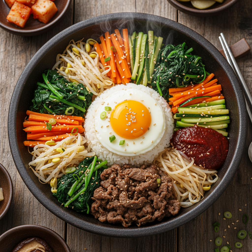 Korean Beef Rice Bowl — Beef Bibimbap
