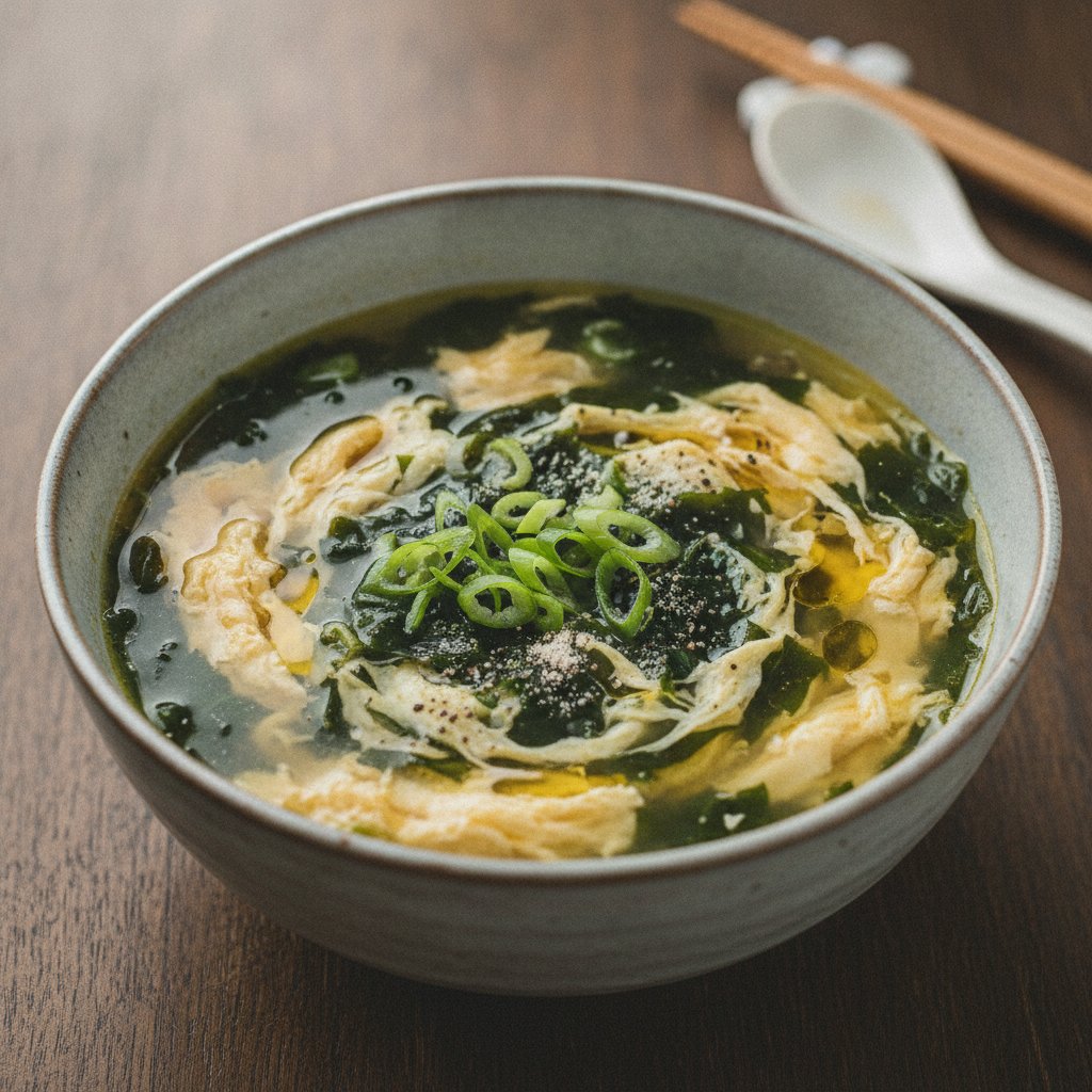 Seaweed and Egg Soup