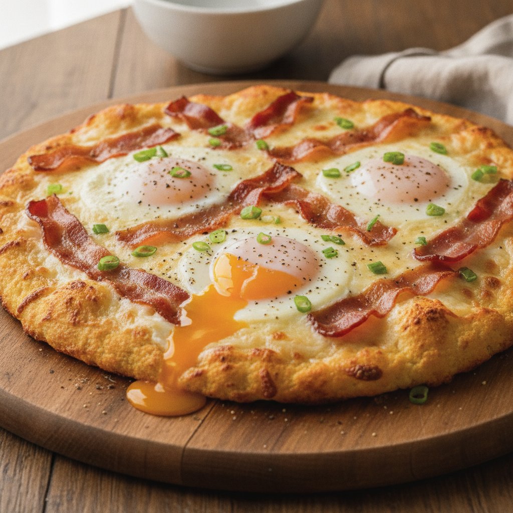 Bacon and Egg Pizza (Gluten-Free)