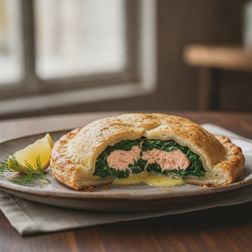 Salmon and Spinach Pie (Gluten-Free)
