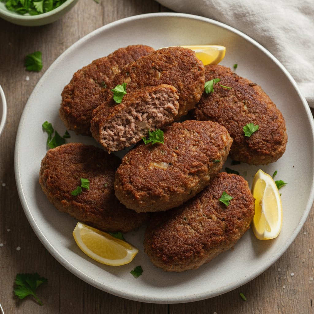 Fried Meat and Bulgur Patties (Gluten-Free)