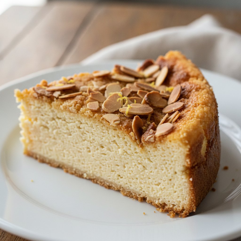 Italian Almond Cheesecake