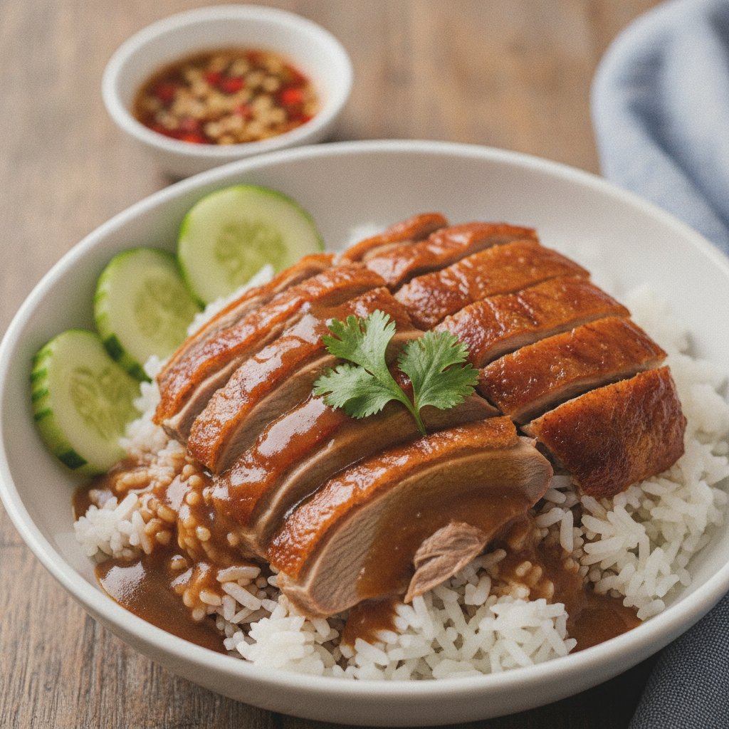 Thai Roasted Duck Rice