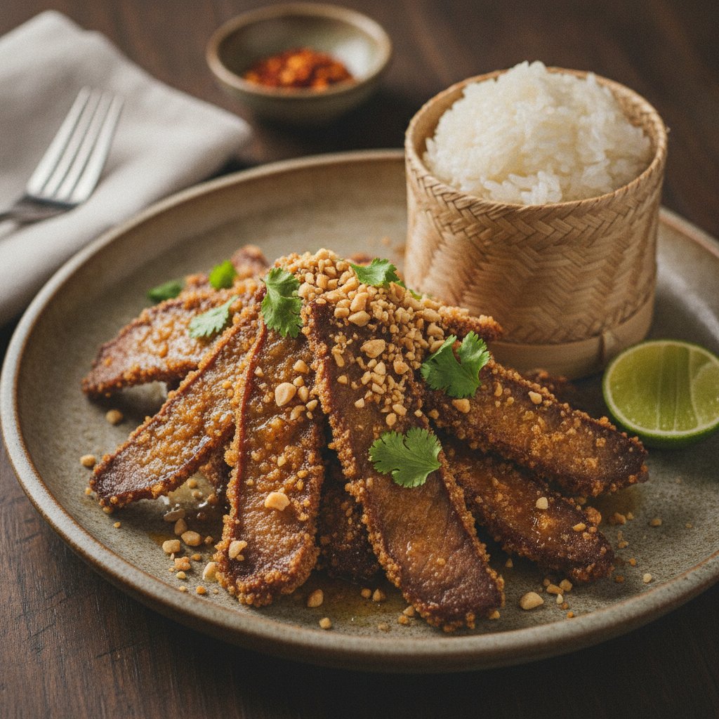 Crispy Fried Beef Jerky (High-Protein)