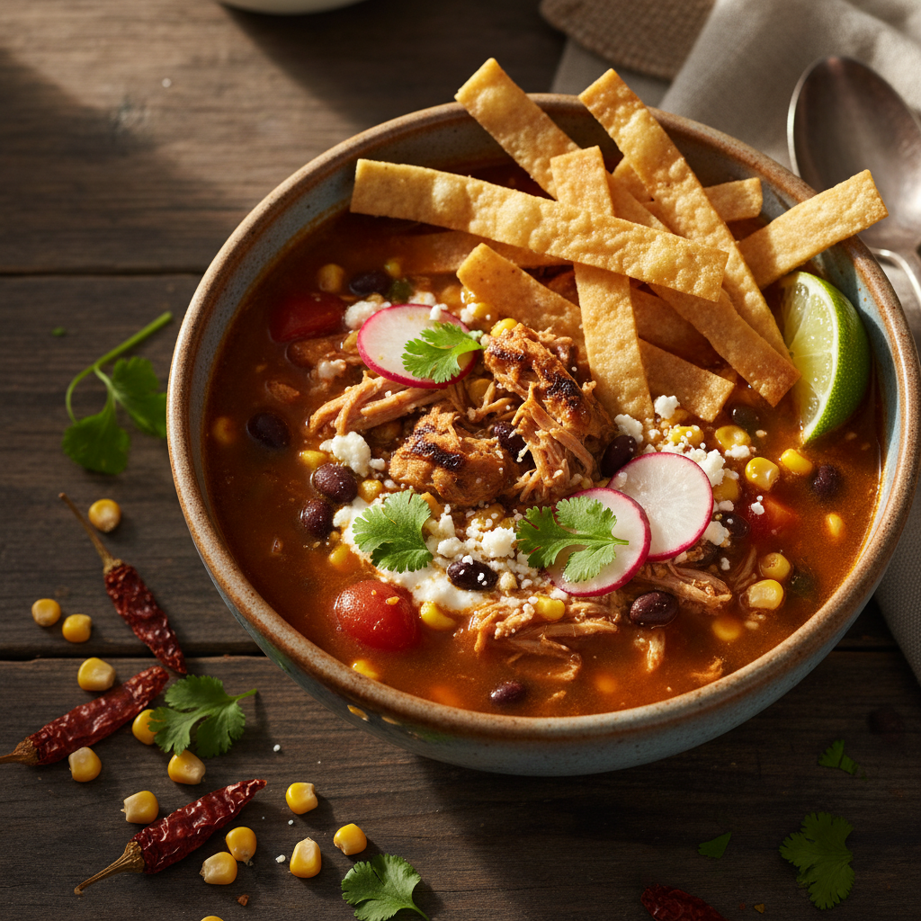 Chipotle Chicken Tortilla Soup