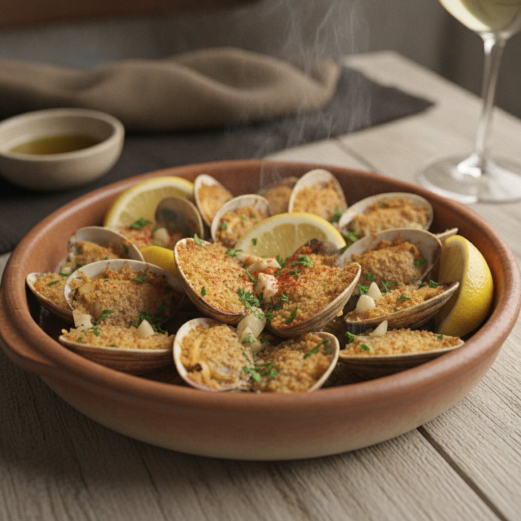 Baked Clams with Garlic