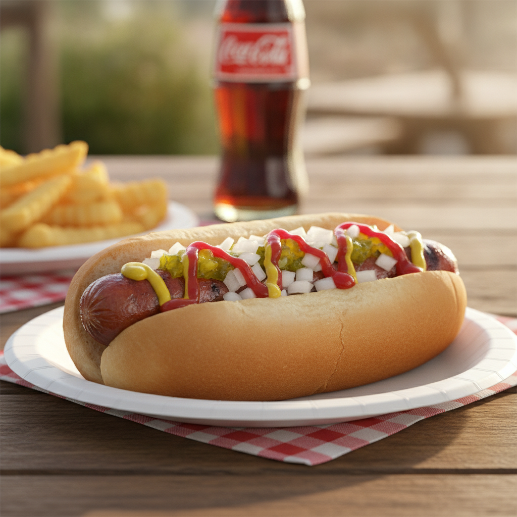 Classic American Hot Dog
