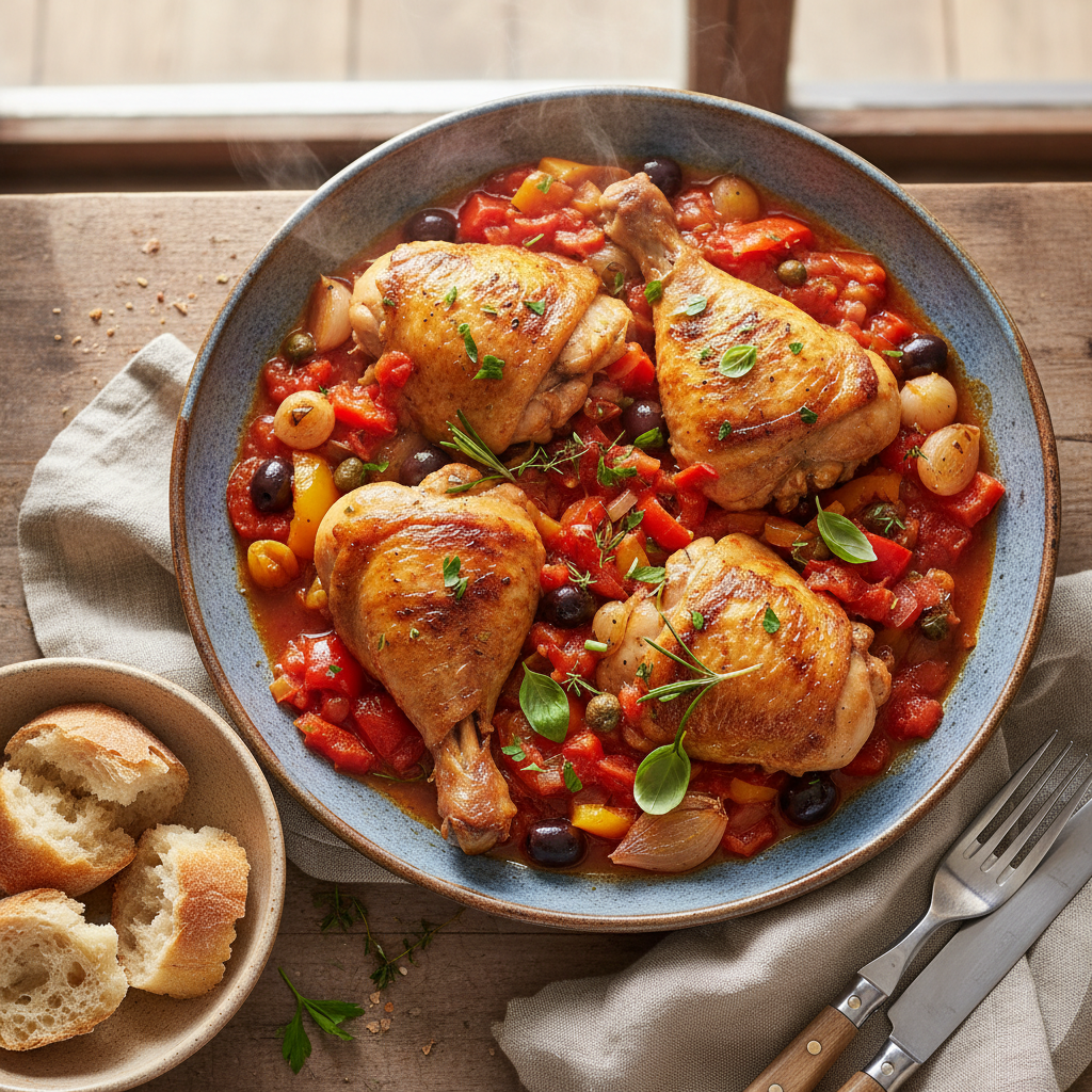 Poulet à la Provençale