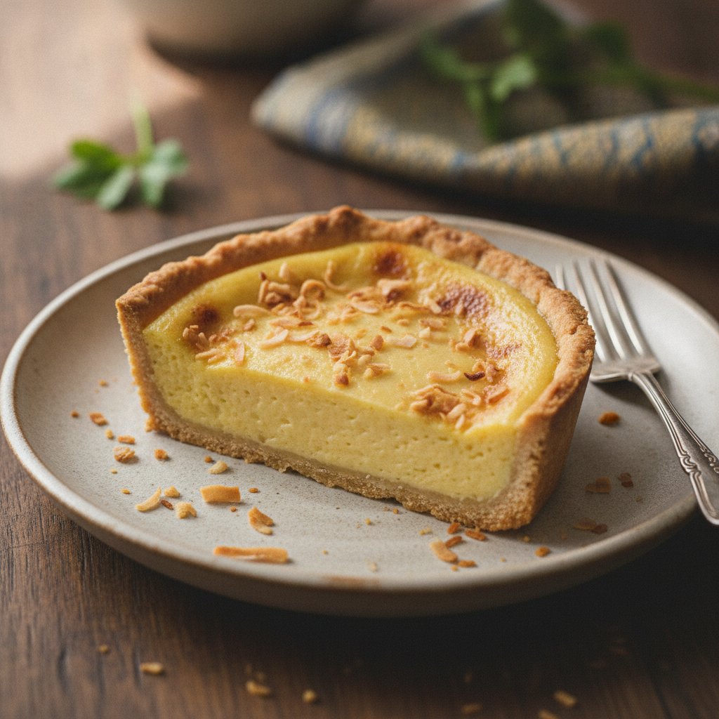 Thai Mung Bean Custard Pie