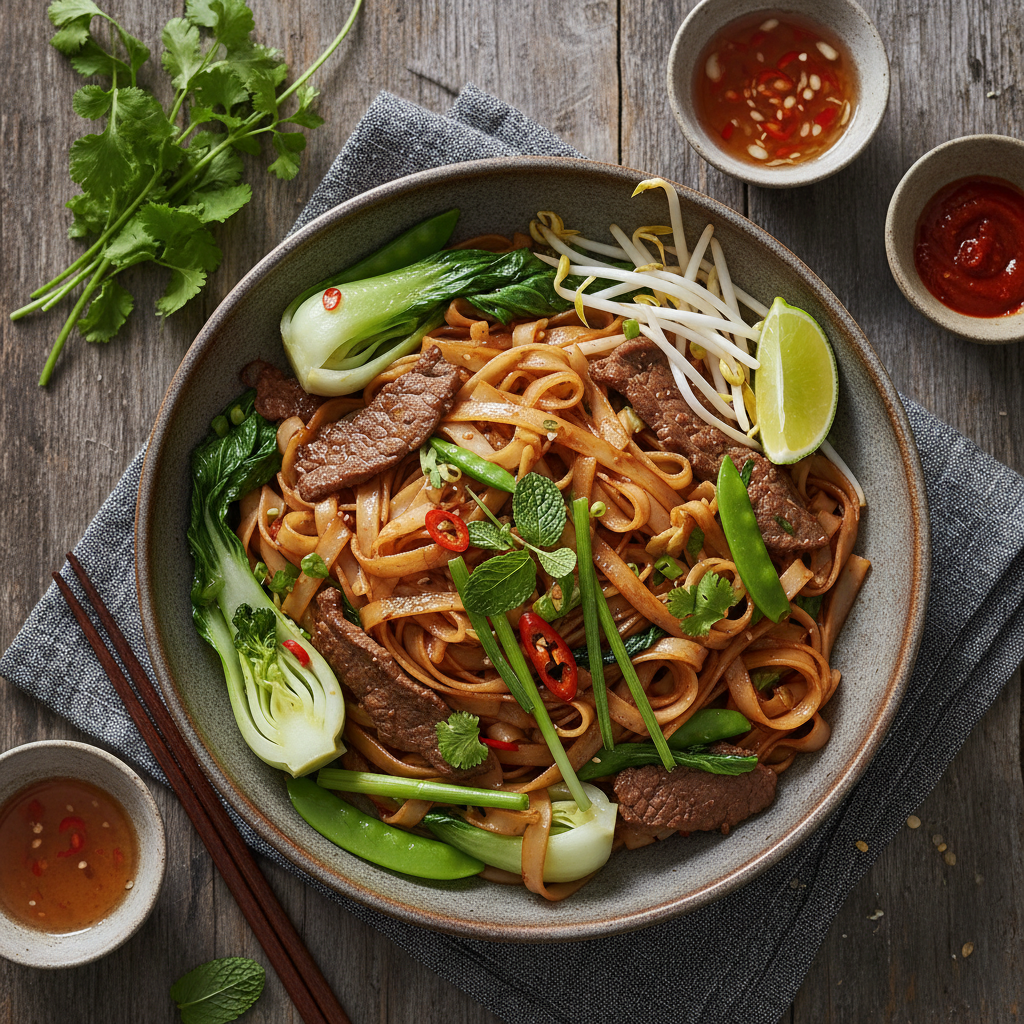 Charred Beef Stir-Fried Noodles — Pho Xao