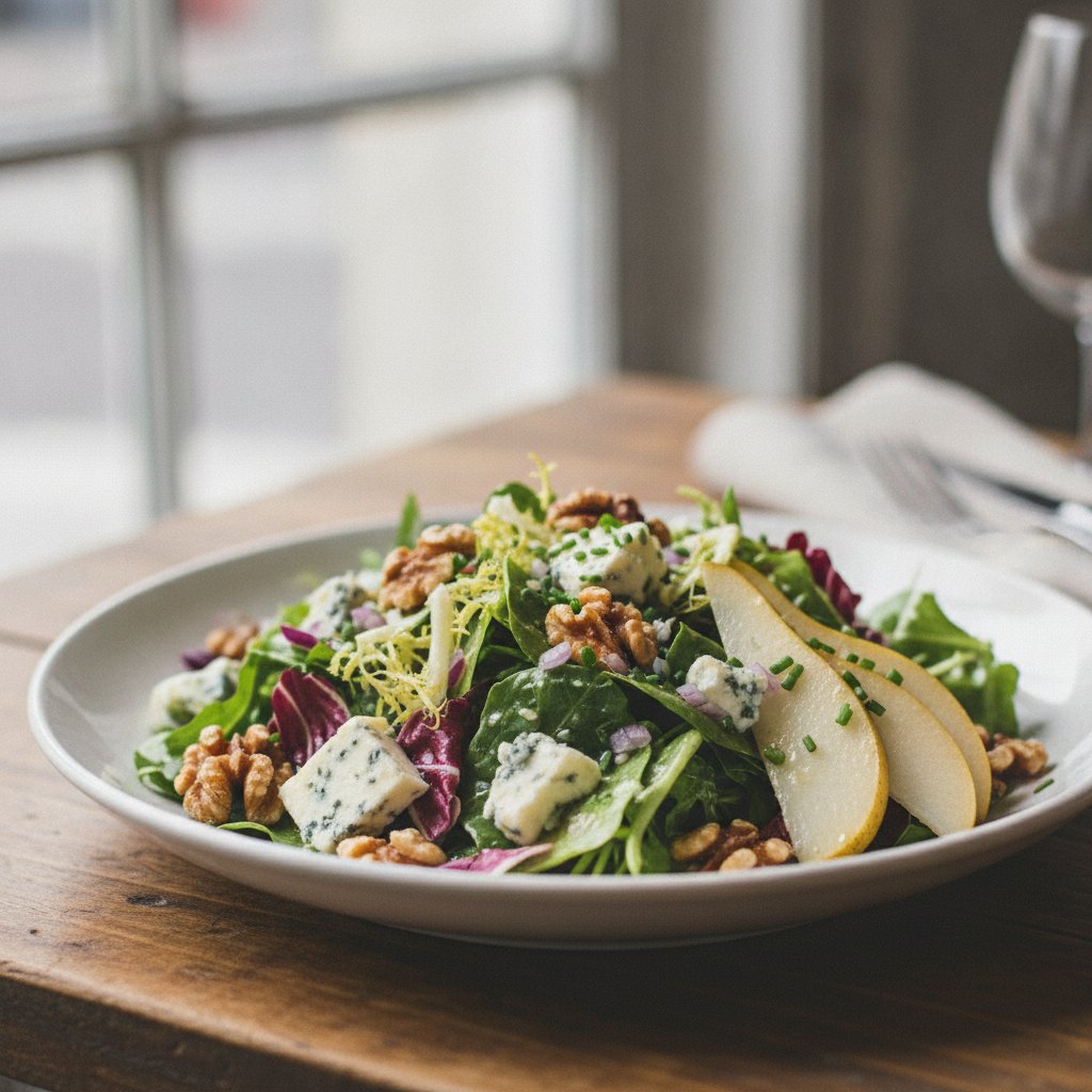 Roquefort and Walnut Salad
