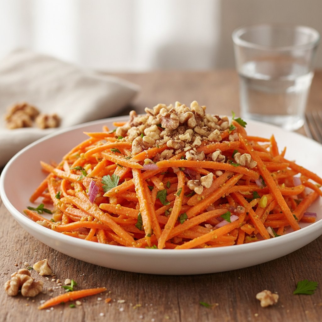 Shredded Carrot Salad (Low-Calorie)