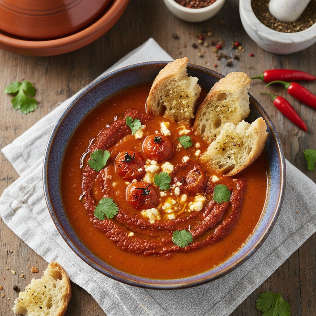 Harissa Roasted Tomato Soup