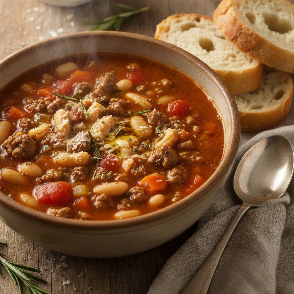 Bean and Pasta Soup