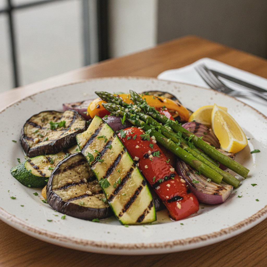 Grilled Mixed Vegetable Platter (Low-Calorie)