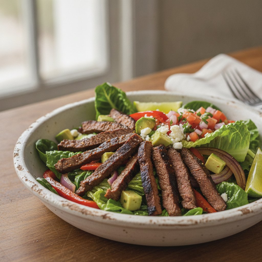 Grilled Beef Fajita Salad