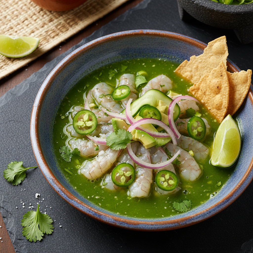 Aguachile Verde de Camaron