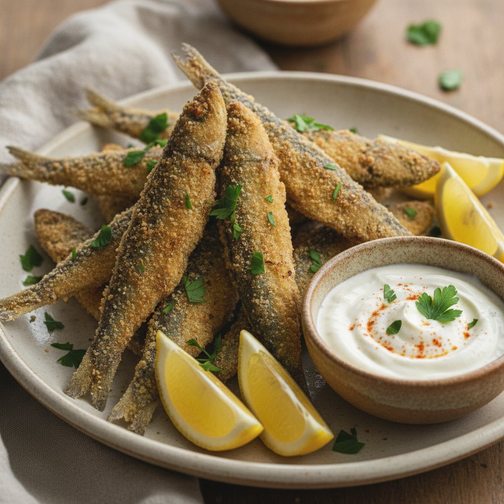 Crispy Fried Sardines (Gluten-Free)
