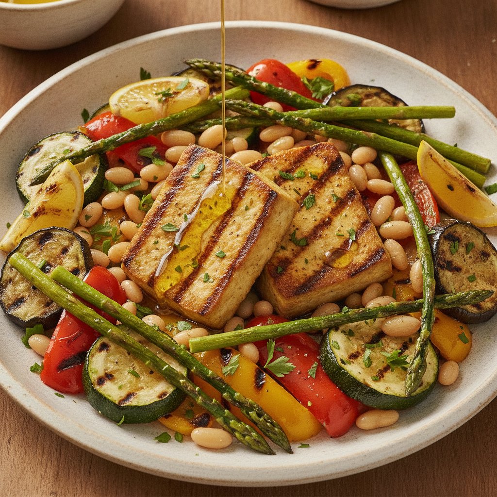 Grilled Vegetable Platter with Olive Oil (GLP-1)