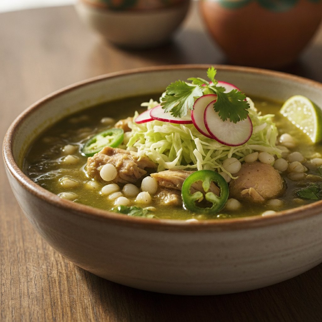 Green Hominy and Chicken Stew