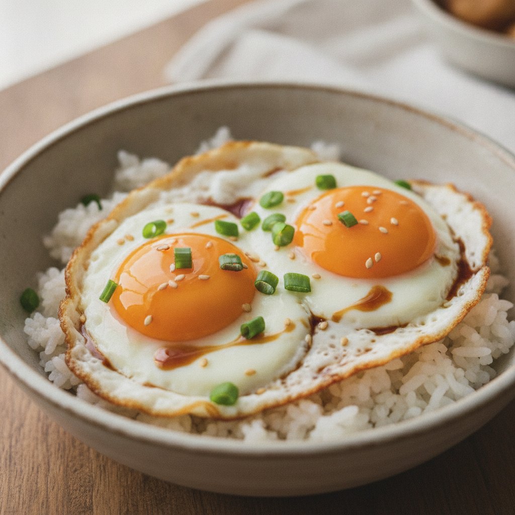Fried Egg With Soy Sauce
