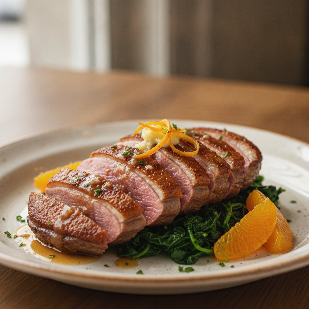 French Roast Duck Breast with Orange (Keto)