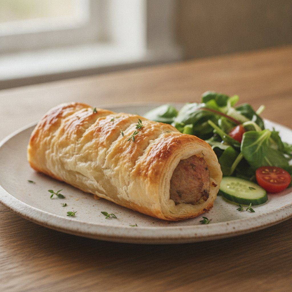 Sausage Pastry Roll (Low-Calorie)