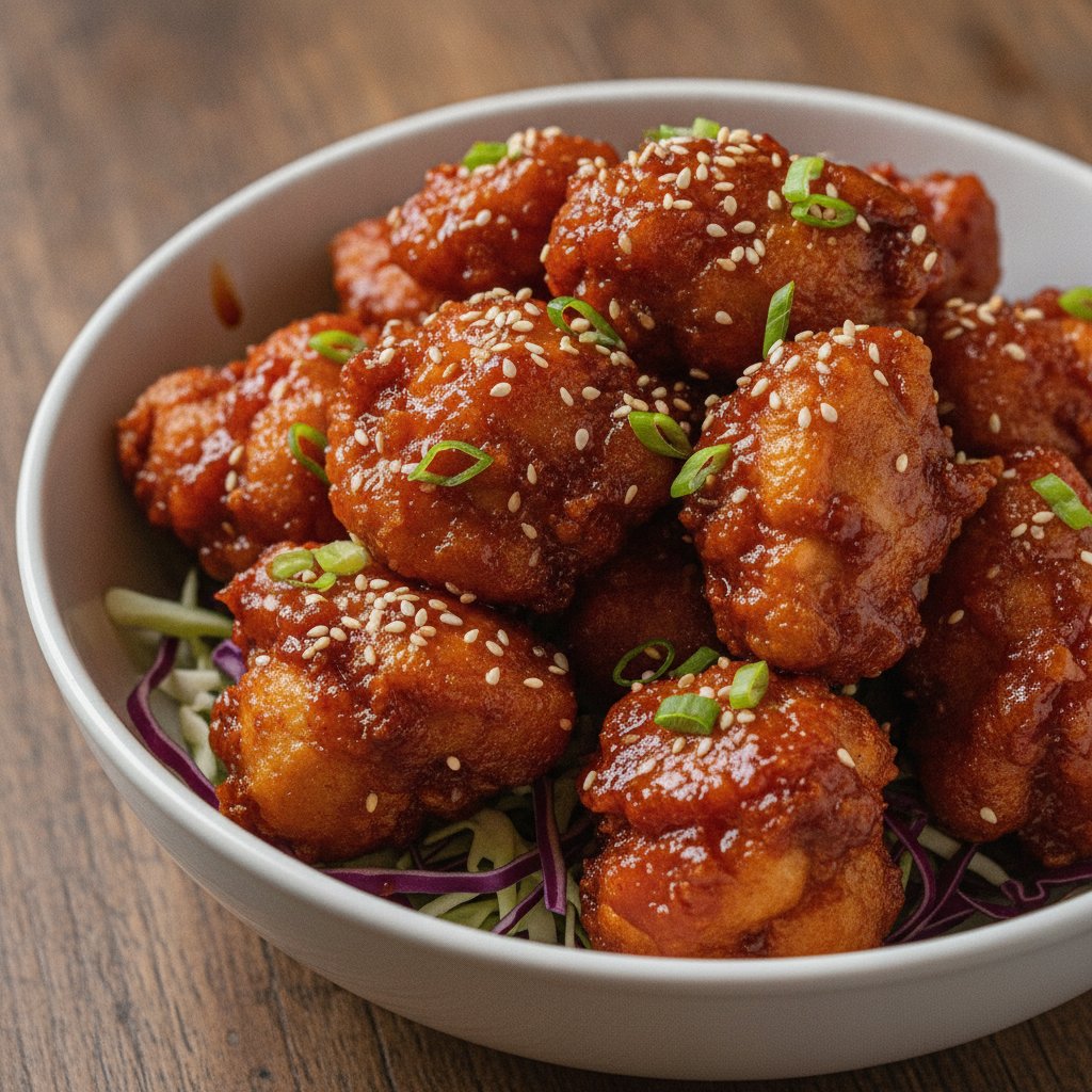 Korean Fried Chicken (Low-Calorie)