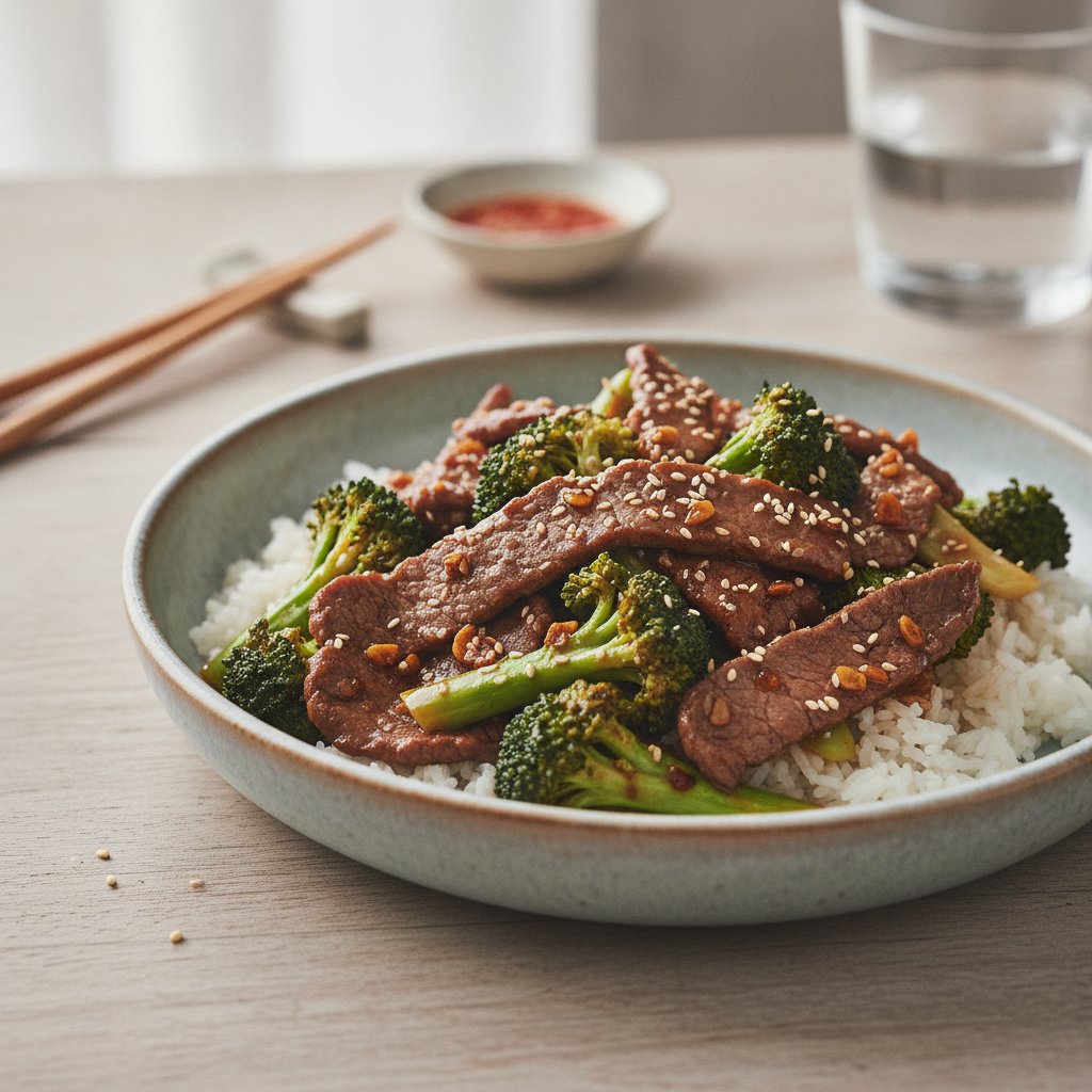 Stir Fried Beef With Broccoli