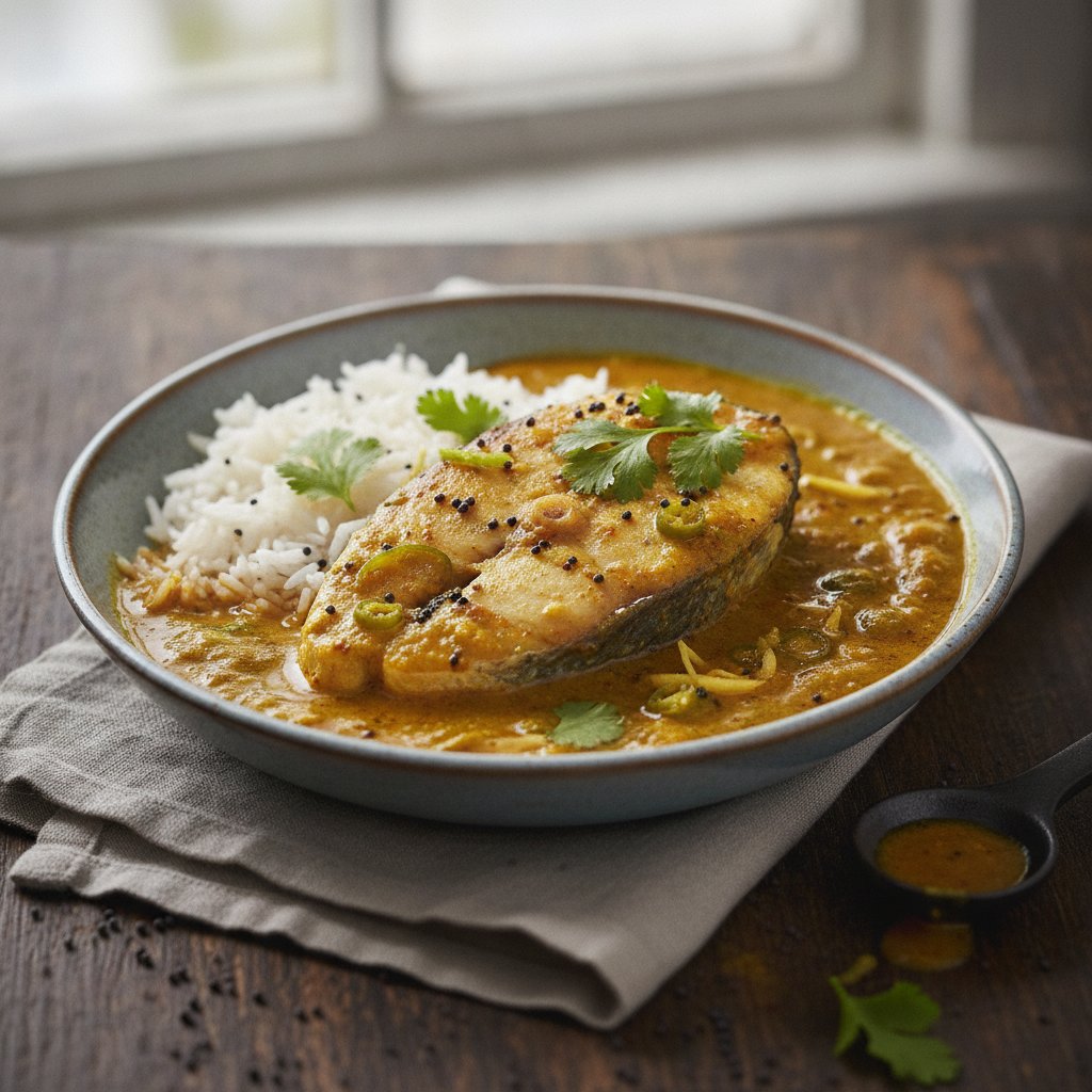 Mustard Fish Curry Bowl