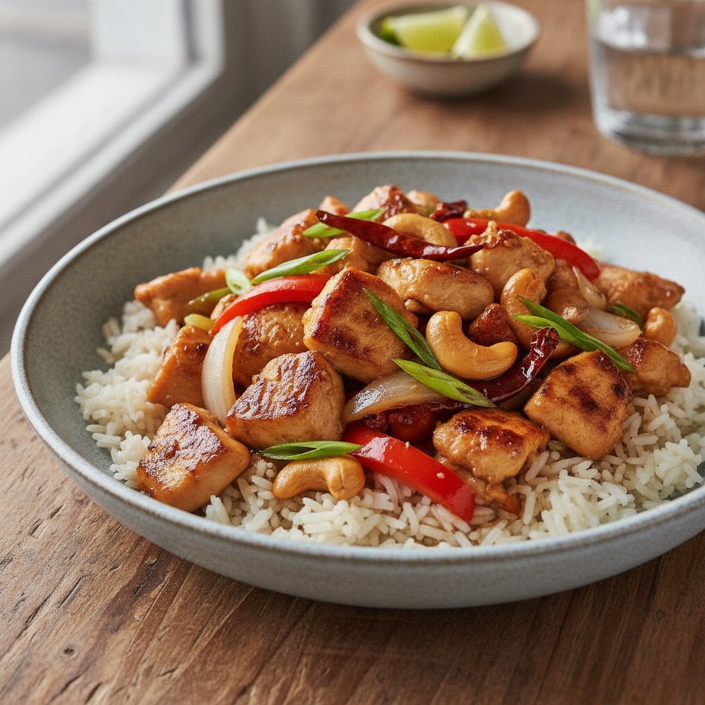 Thai Cashew Chicken Stir-Fry