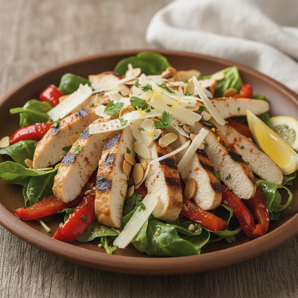 Chicken and Roasted Pepper Salad