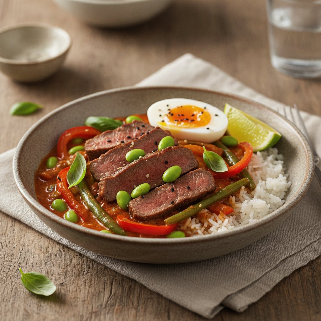 Red Curry Beef (High-Protein)
