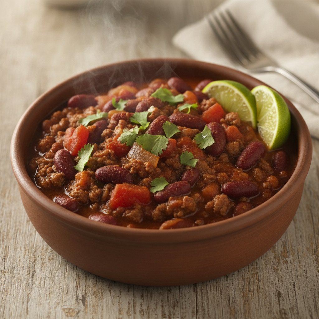 Chili con Carne with Beans (Low-Calorie)