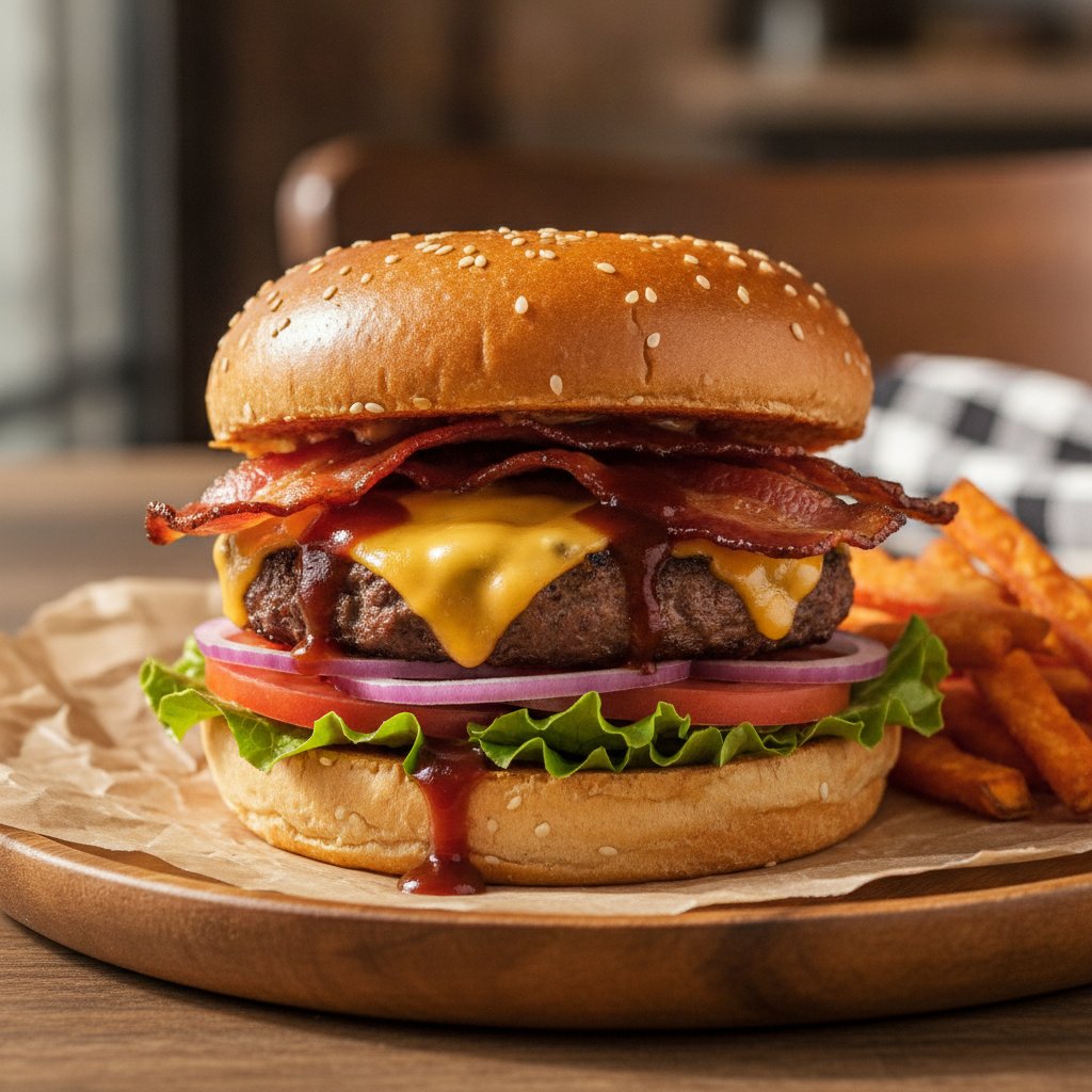 BBQ Bacon Burger (Gluten-Free)