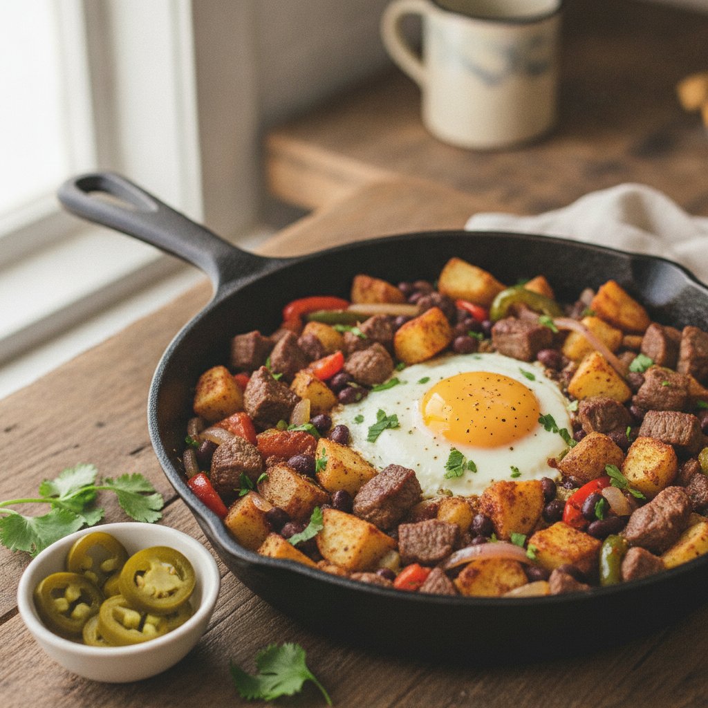 Skillet Beef and Potato Hash (High-Protein)