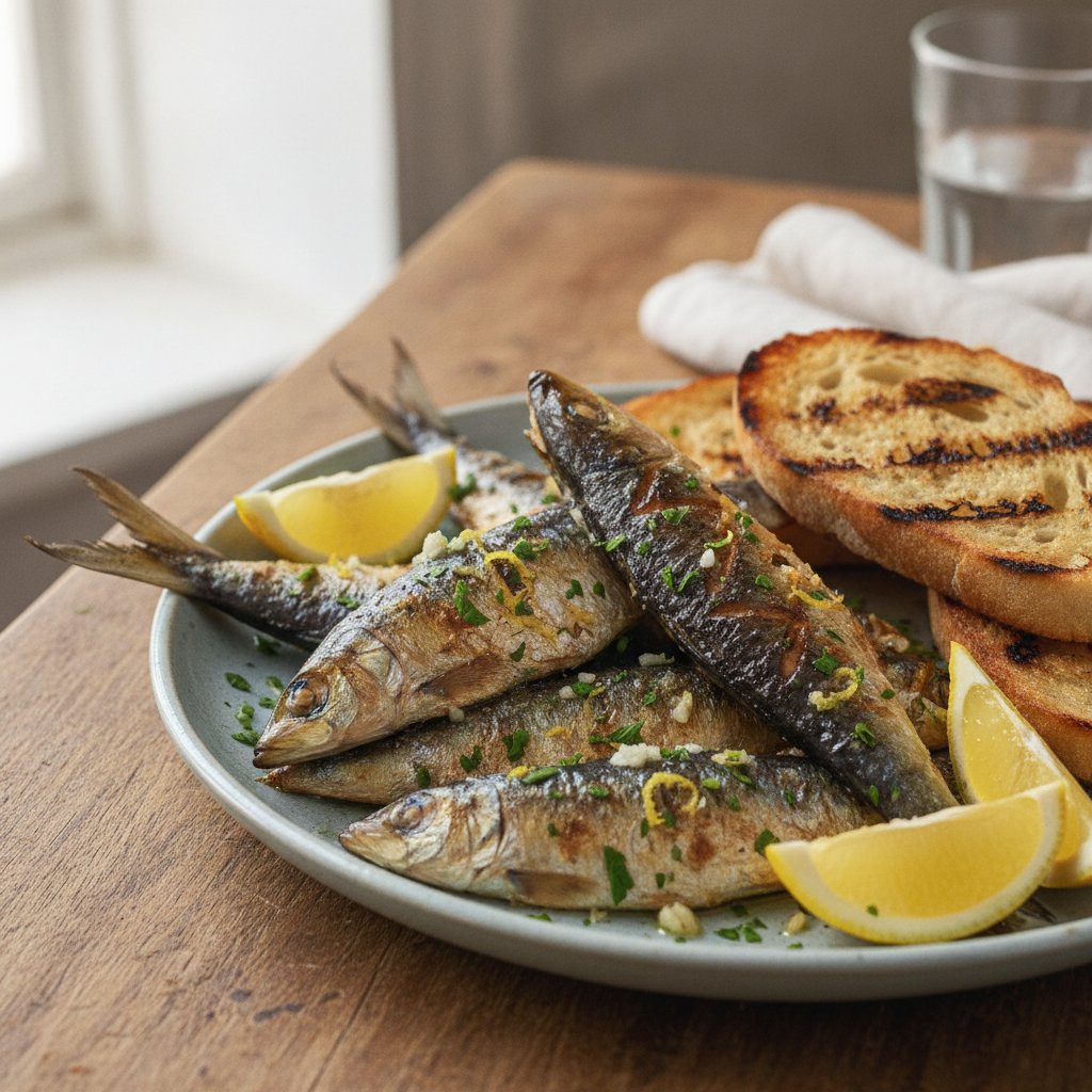 Grilled Sardines (Low-Chol)