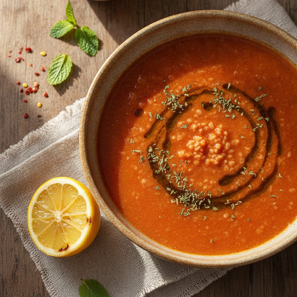 Tomato Soup with Bulgur (Dairy-Free)