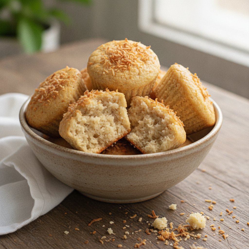 Coconut Rice Flour Muffins